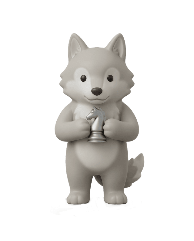 朝のオオカミ