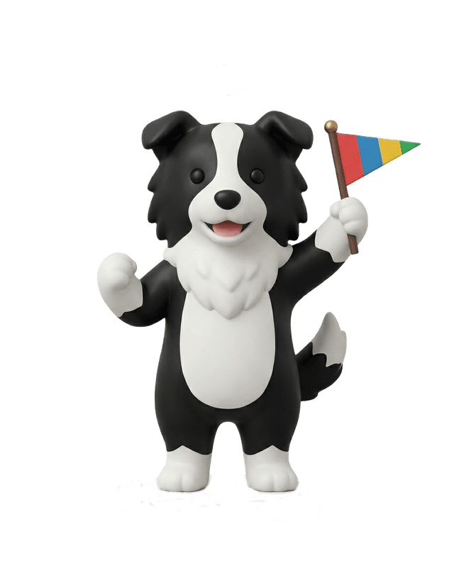 夜の牧羊犬